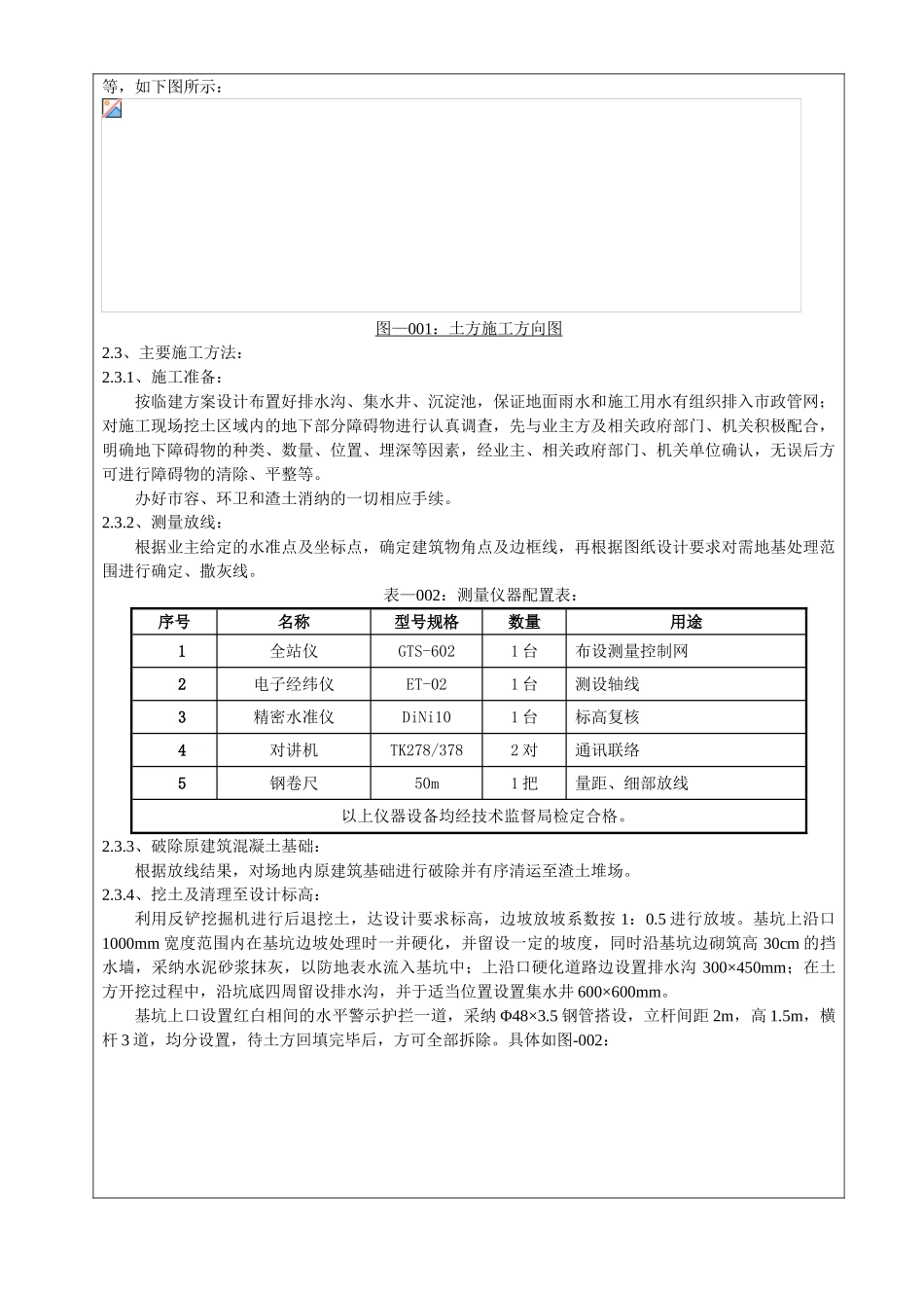 某城市广场土方开挖工程技术交底_第2页