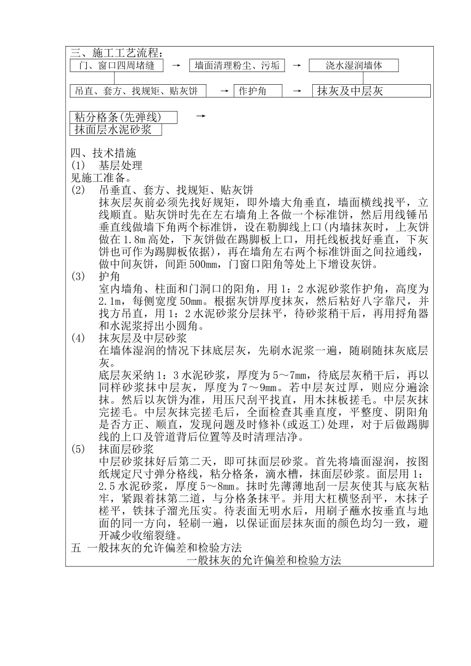 某大厦抹灰工程交底_第2页