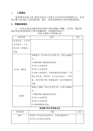 某宿舍综合楼框架吊顶技术交底