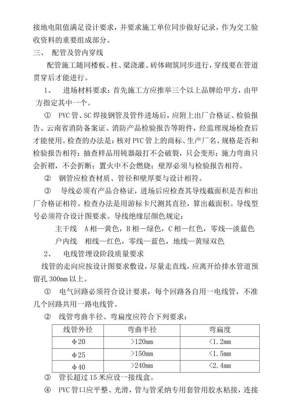 某校区建筑电气安装工程监理实施细则_第3页