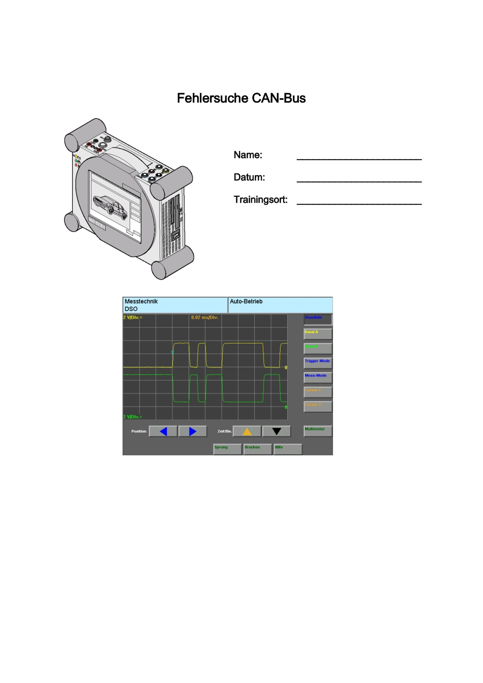 某汽车CAN–数据总线网络的故障检测_第1页