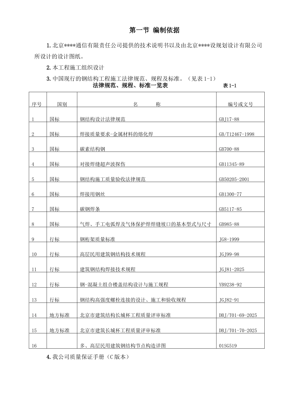 某通信综合楼钢结构安装施工方案_第2页