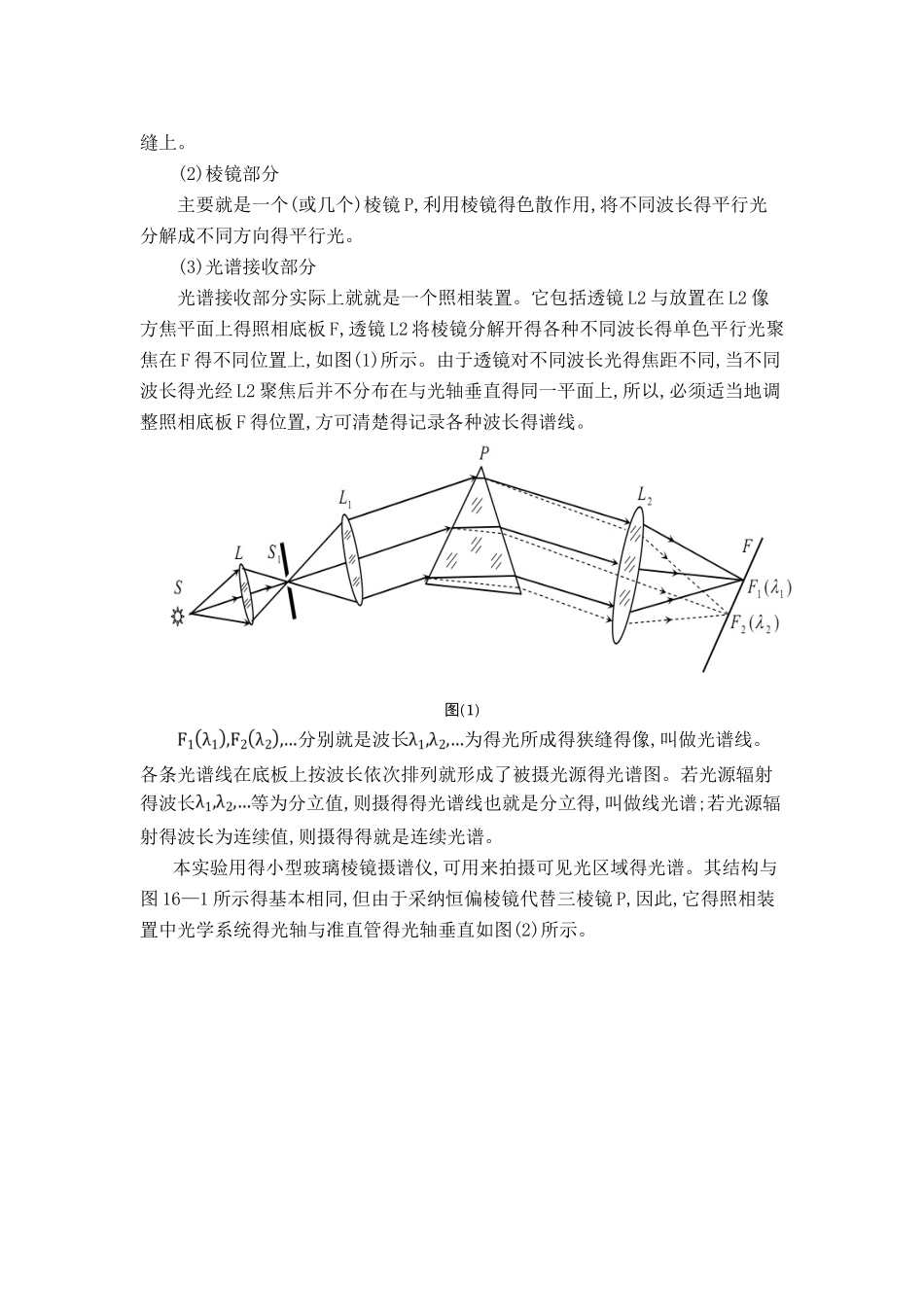 棱镜摄谱实验报告_第2页