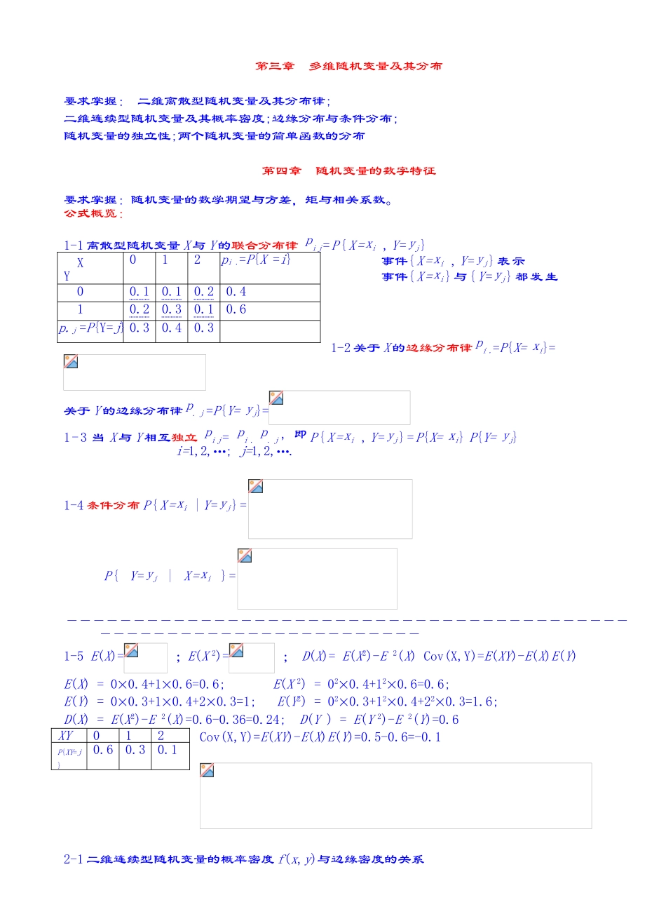 概率论复习纲要_第3页