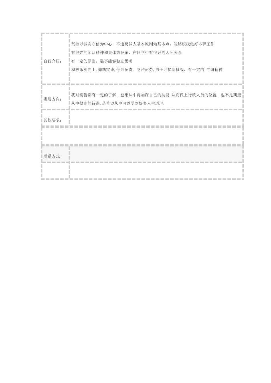 模具设计个人简历表格_第3页