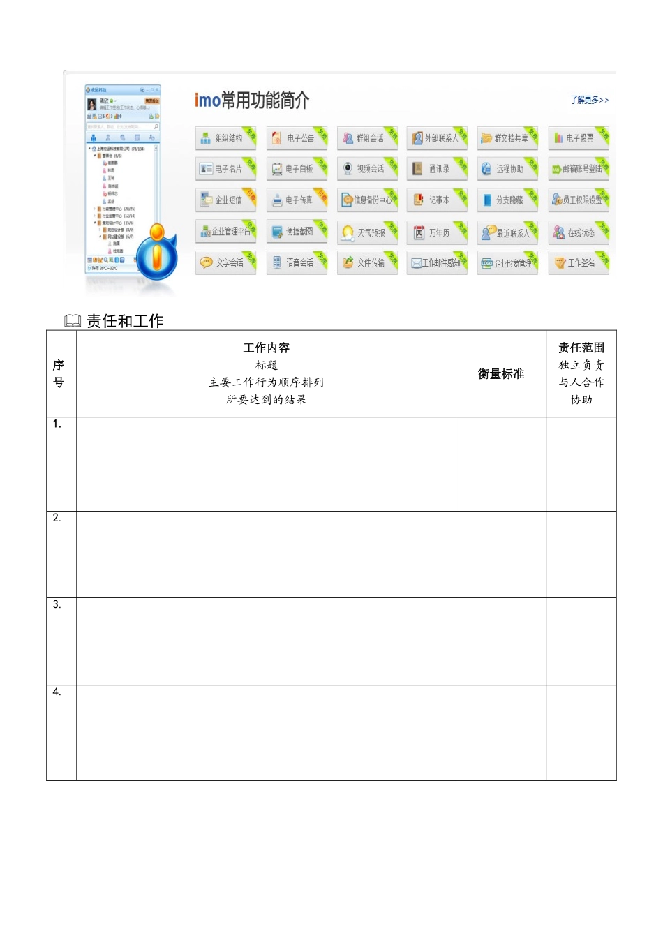 模板三六一福建体育用品公司岗位说明书模版编写方法范例_第2页