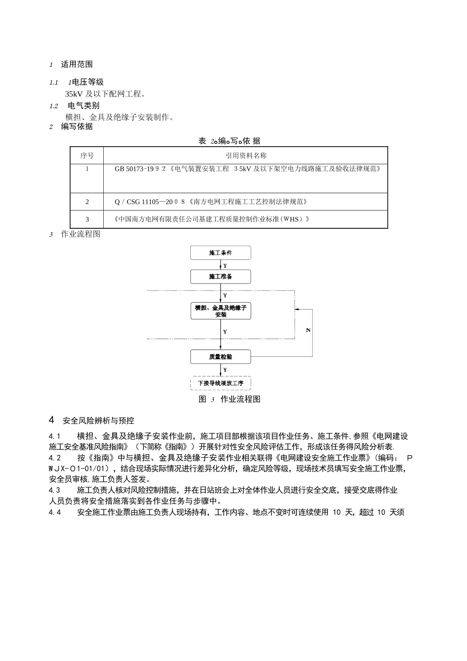 横担、金具及绝缘子安装作业指导书_第3页