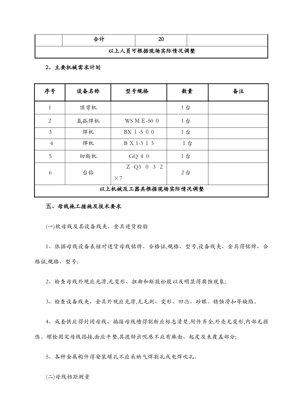 母线安装施工方案_第3页