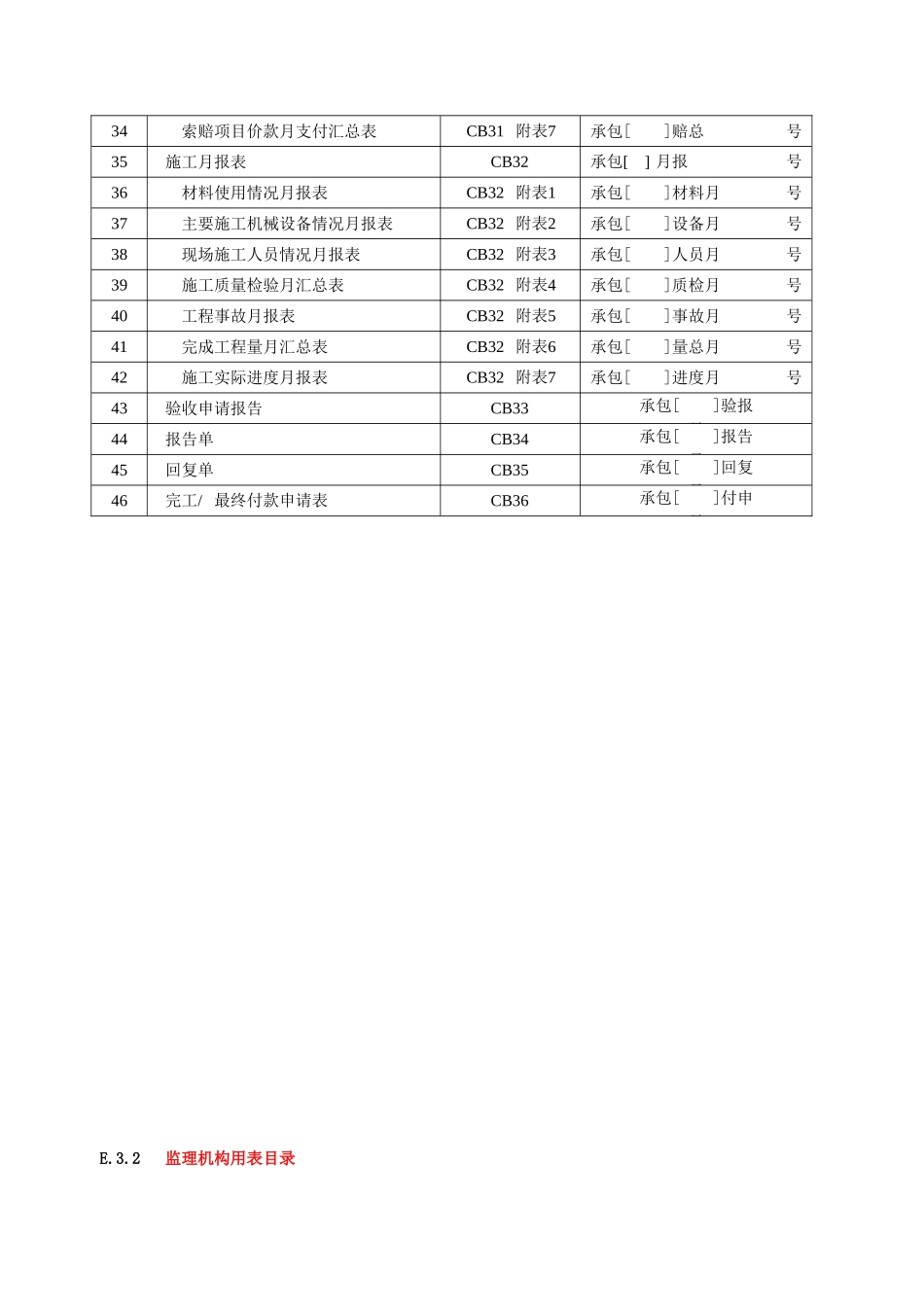 水利水电工程监理表格_第3页