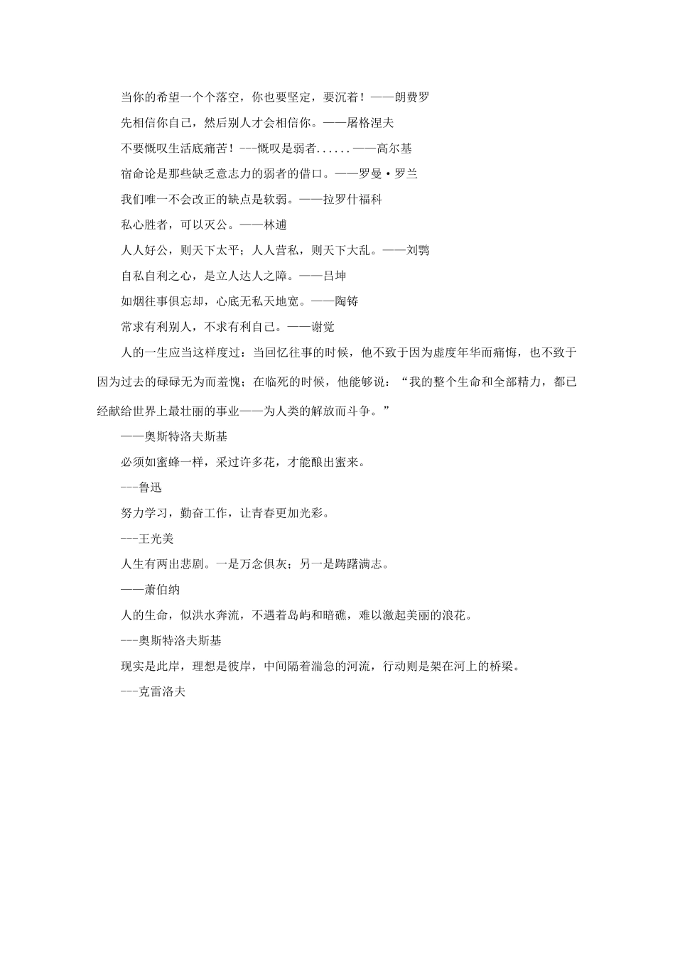 高考语文 描写志向远大的名言警句作文素材_第3页