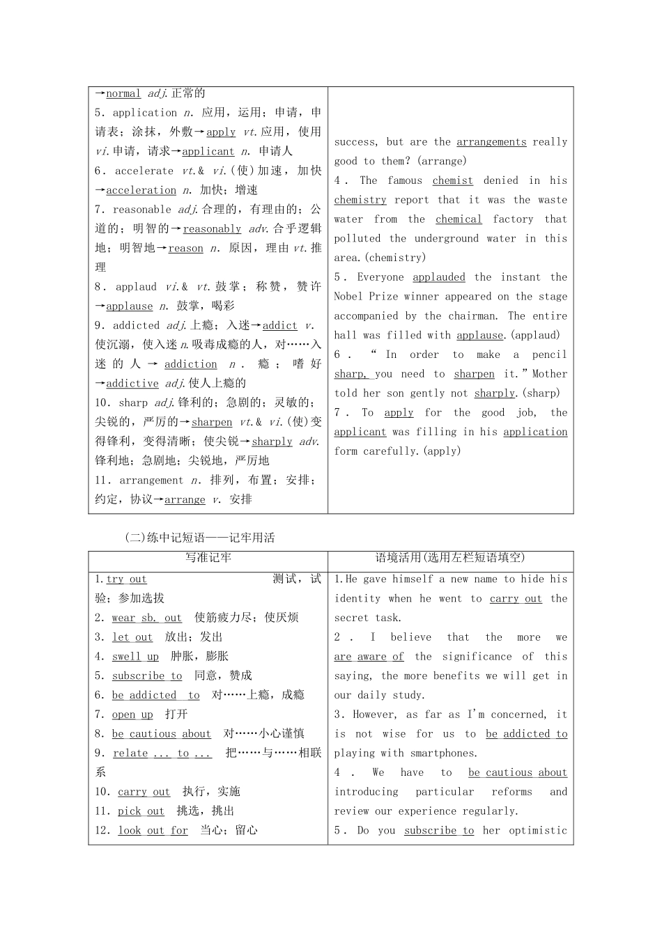 高考英语新创新一轮复习 Unit 2 Fit for life学案（含解析）牛津译林版选修7-牛津版高三选修7英语学案_第2页