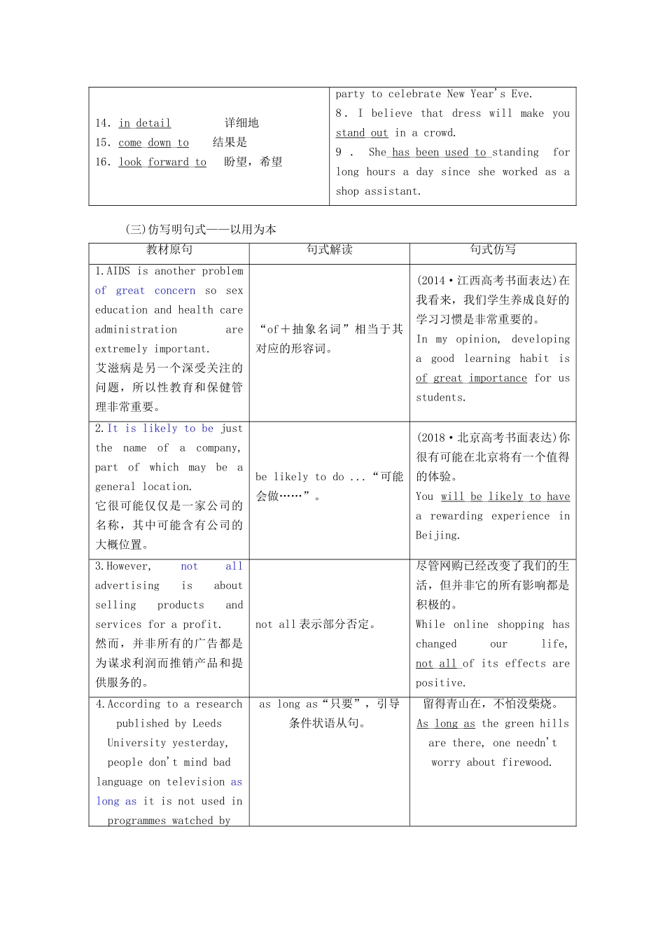高考英语新创新一轮复习 必修4 Unit 11 The Media学案（含解析）北师大版-北师大版高三必修4英语学案_第3页