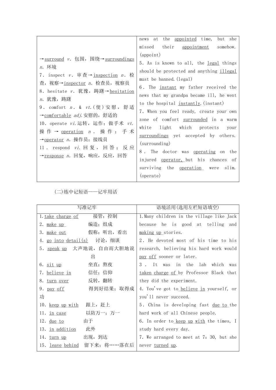 高考英语新创新一轮复习 必修5 Unit 14 Careers学案（含解析）北师大版-北师大版高三必修5英语学案_第2页