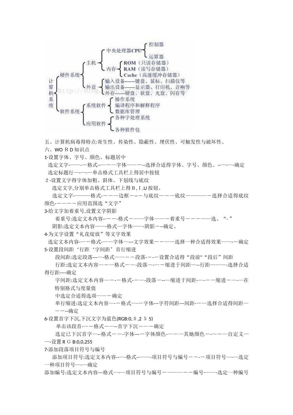江西信息技术高考必考知识点_第2页