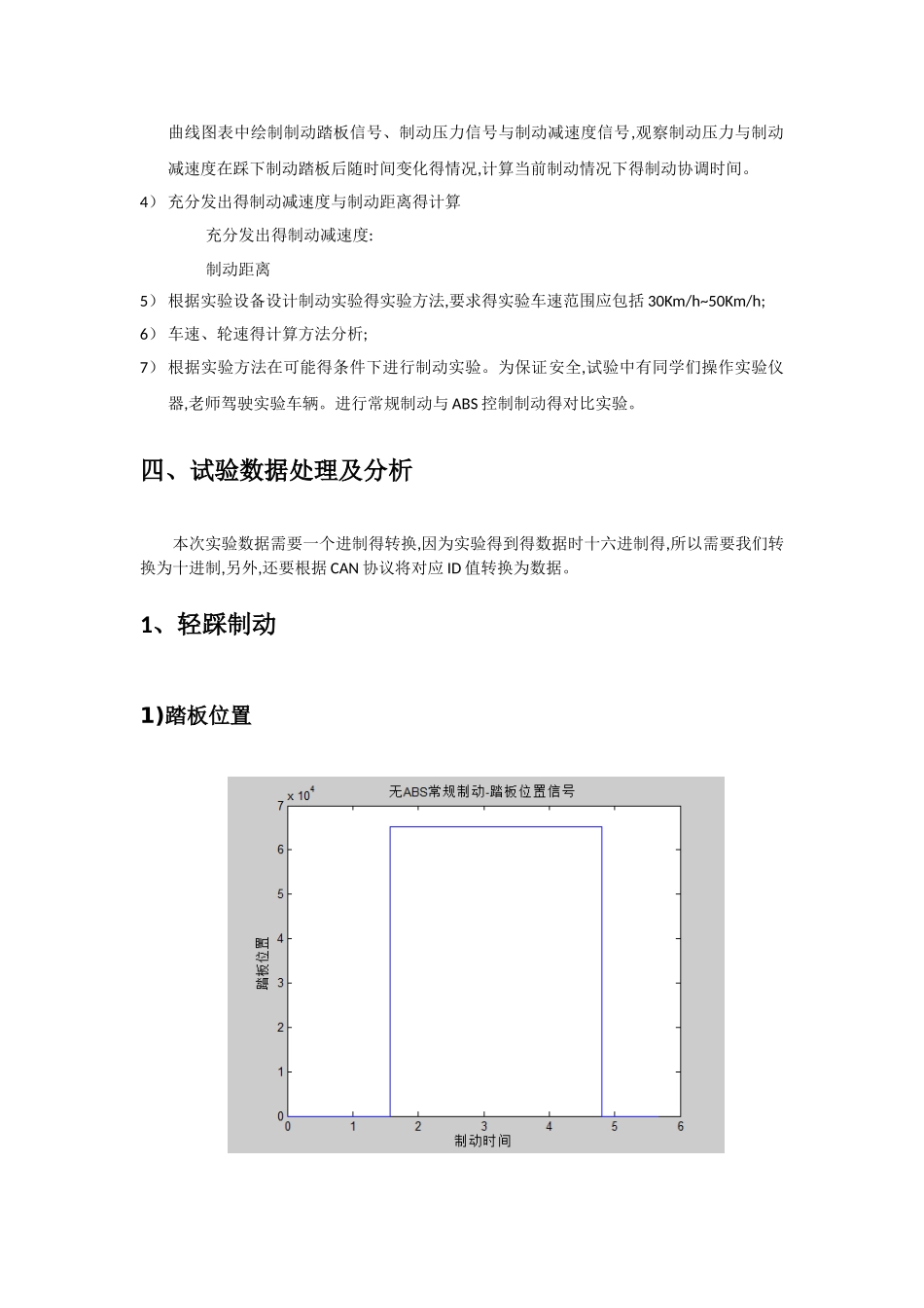 汽车制动性实验报告_第2页