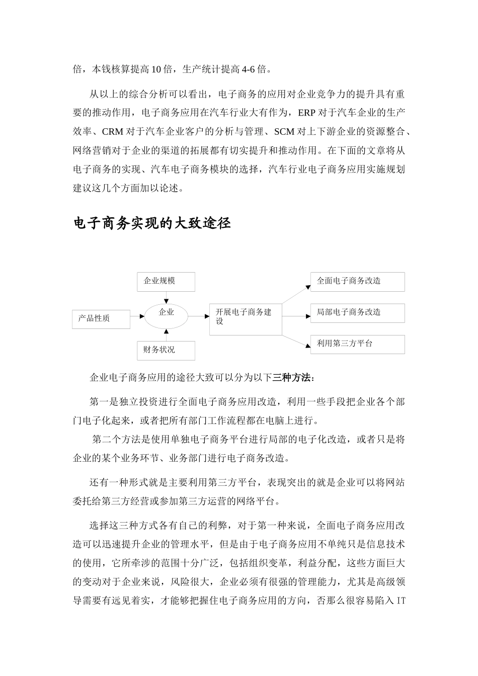 汽车行业电子商务与企业竞争力_第3页