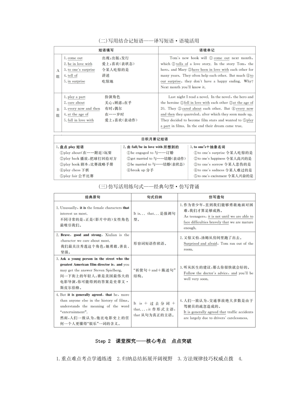 高考英语总复习 Module 6 Films and TV Programmes教学案 外研版必修2-外研版高三必修2英语教学案_第2页