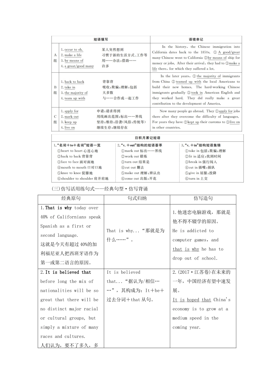 高考英语总复习 Unit 1 A land of diversity教学案 新人教版选修8-新人教版高三选修8英语教学案_第2页