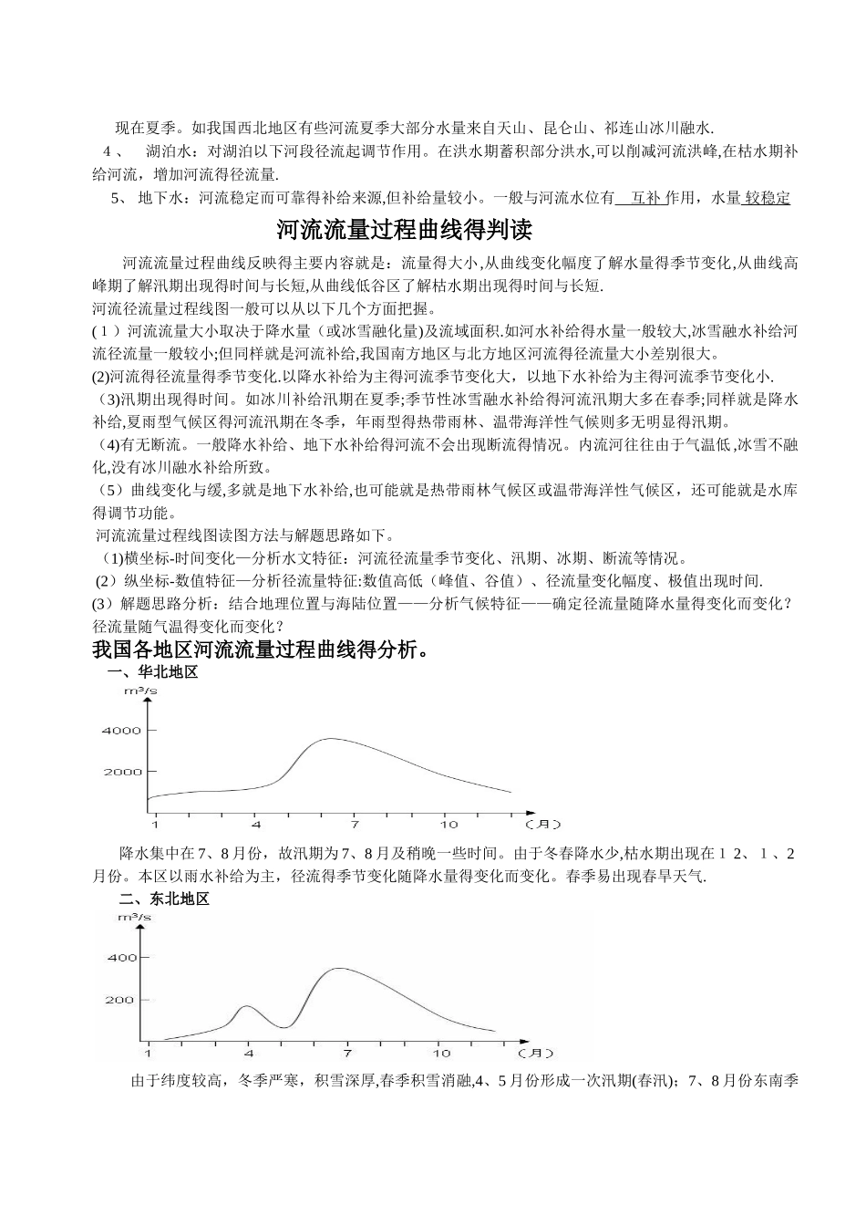 河流水系特征和水文特征_第3页