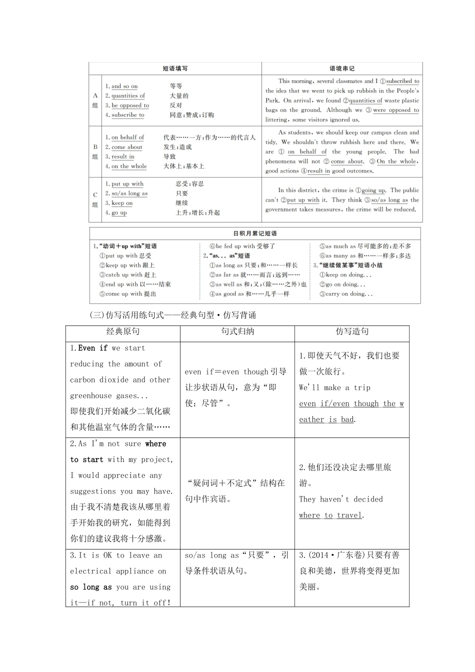 高考英语总复习 Unit 4 Global warming教学案 新人教版选修6-新人教版高三选修6英语教学案_第2页