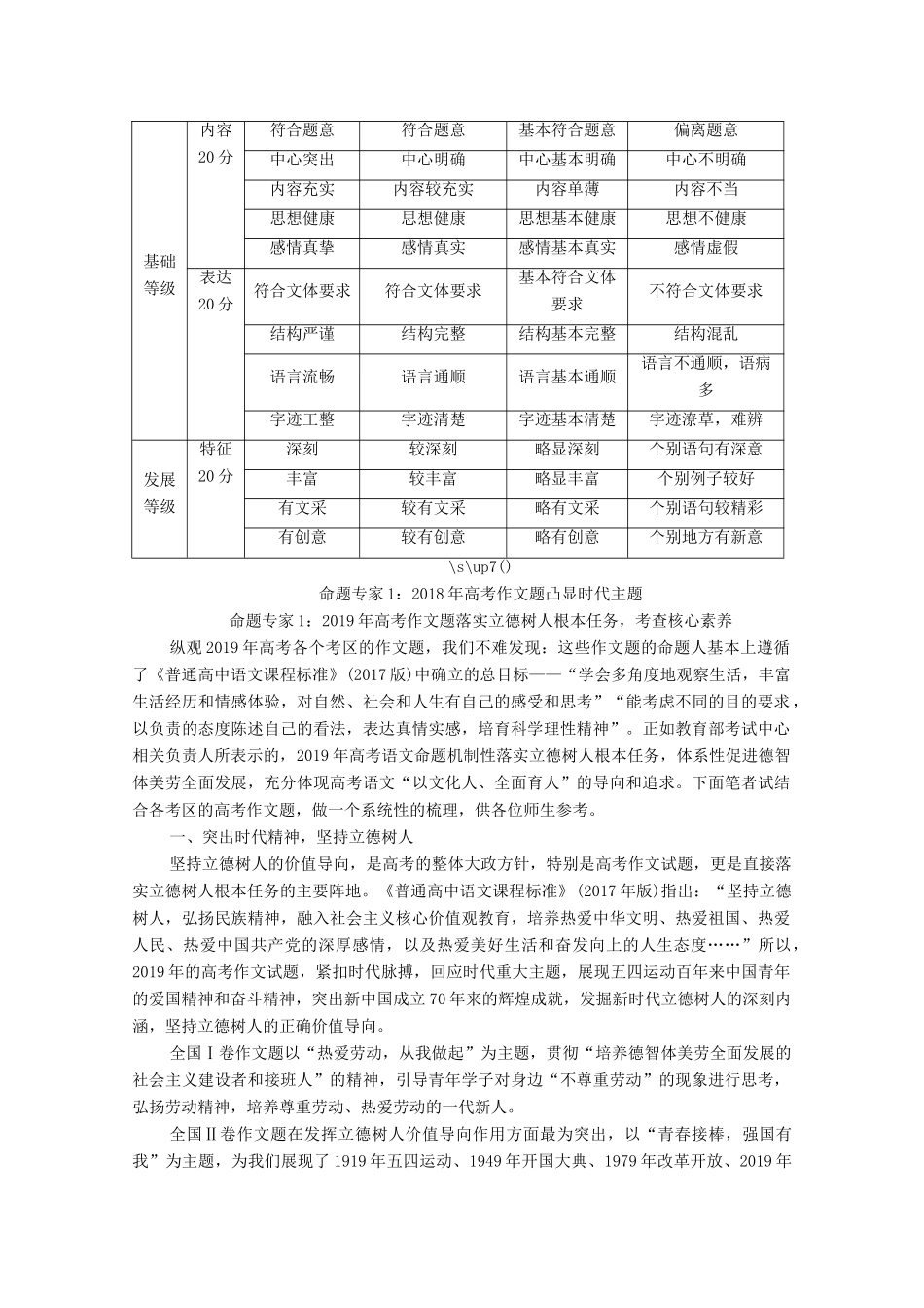高考语文一轮复习 第4编 写作教学案-人教版高三全册语文教学案_第2页
