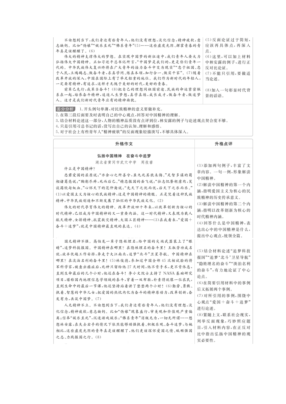 高考语文二轮复习 专题六 短板快攻点22 运用素材要精准练习（含解析）-人教版高三全册语文素材_第2页
