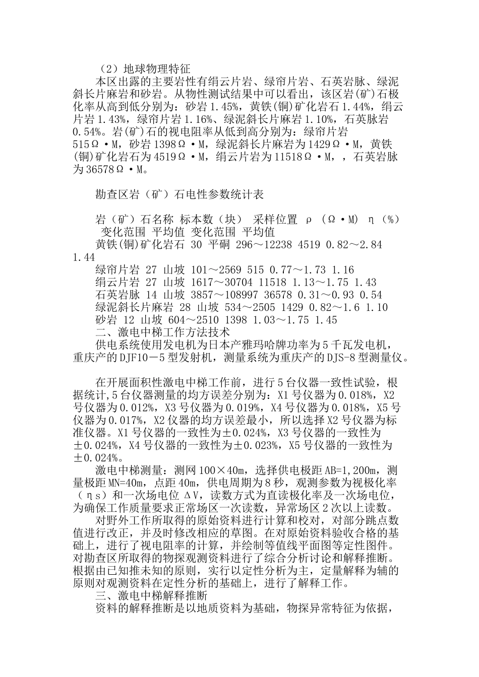 浅谈时间域激发极化法于金属矿产勘查中的应用_第2页