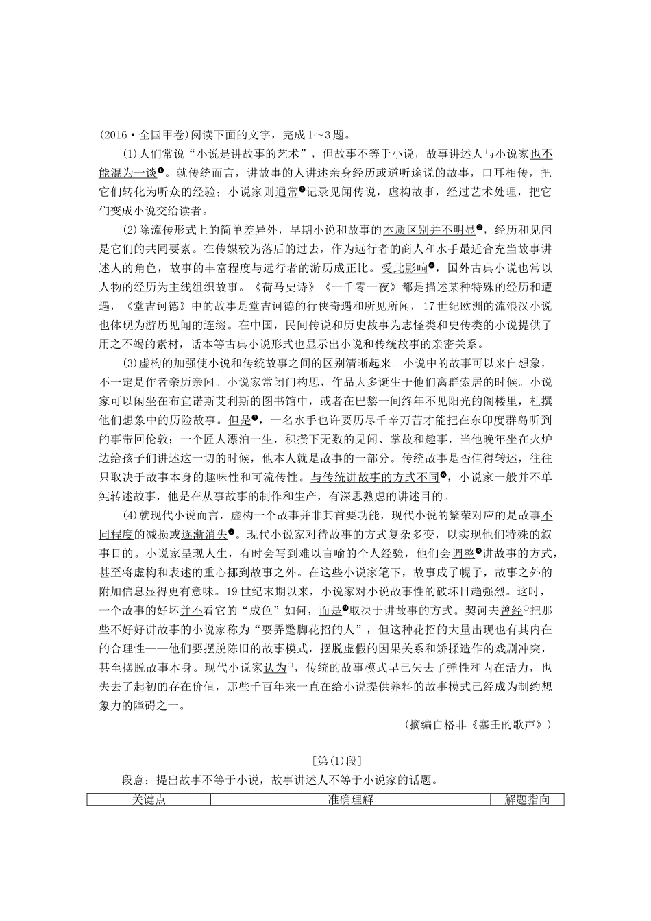 高考语文一轮复习 第一板块 现代文阅读 专题一 论述类文本阅读讲学案 新人教版-新人教版高三全册语文学案_第3页