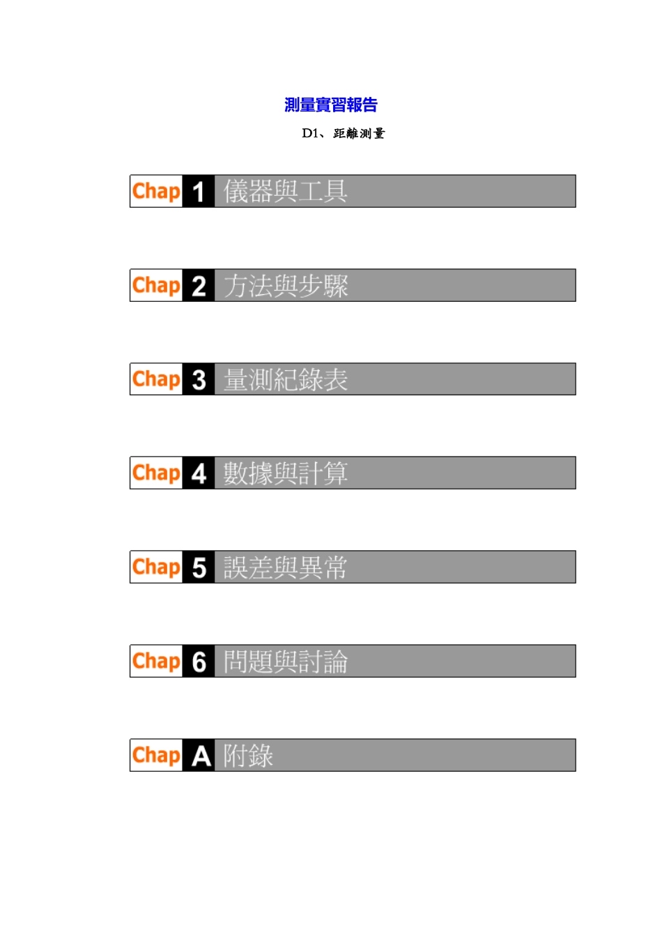 测量实习报告材料_第1页
