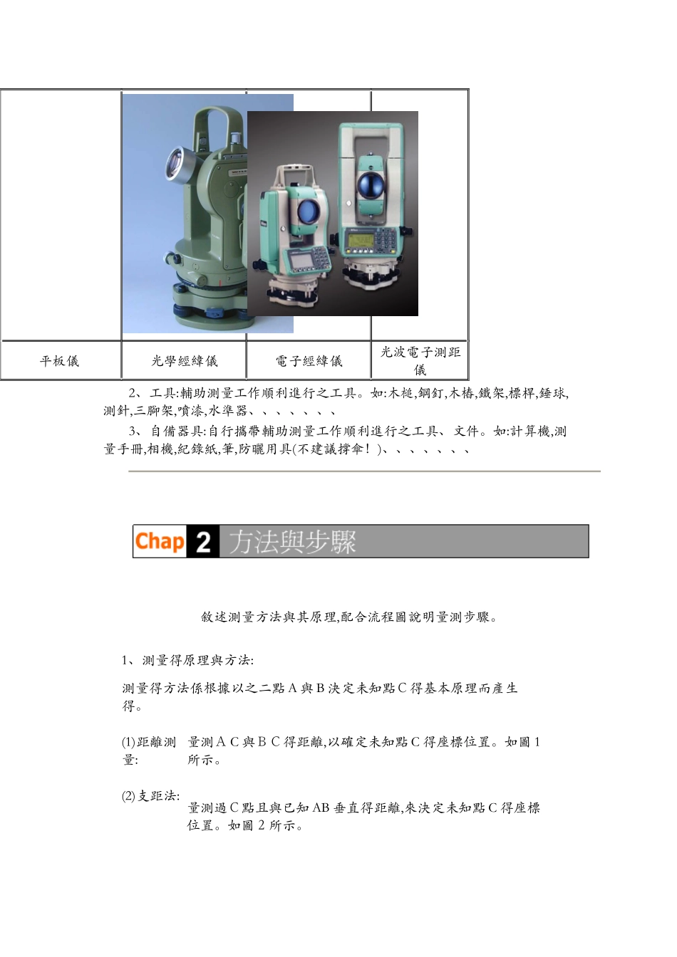 测量实习报告材料_第3页