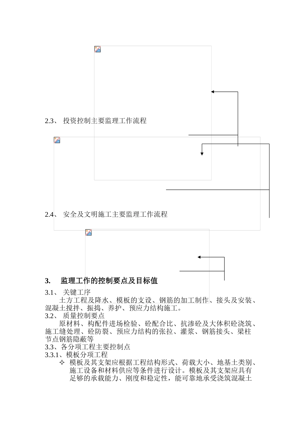 济南遥墙机场扩建工程航站楼混凝土结构工程监理实施细则_第3页