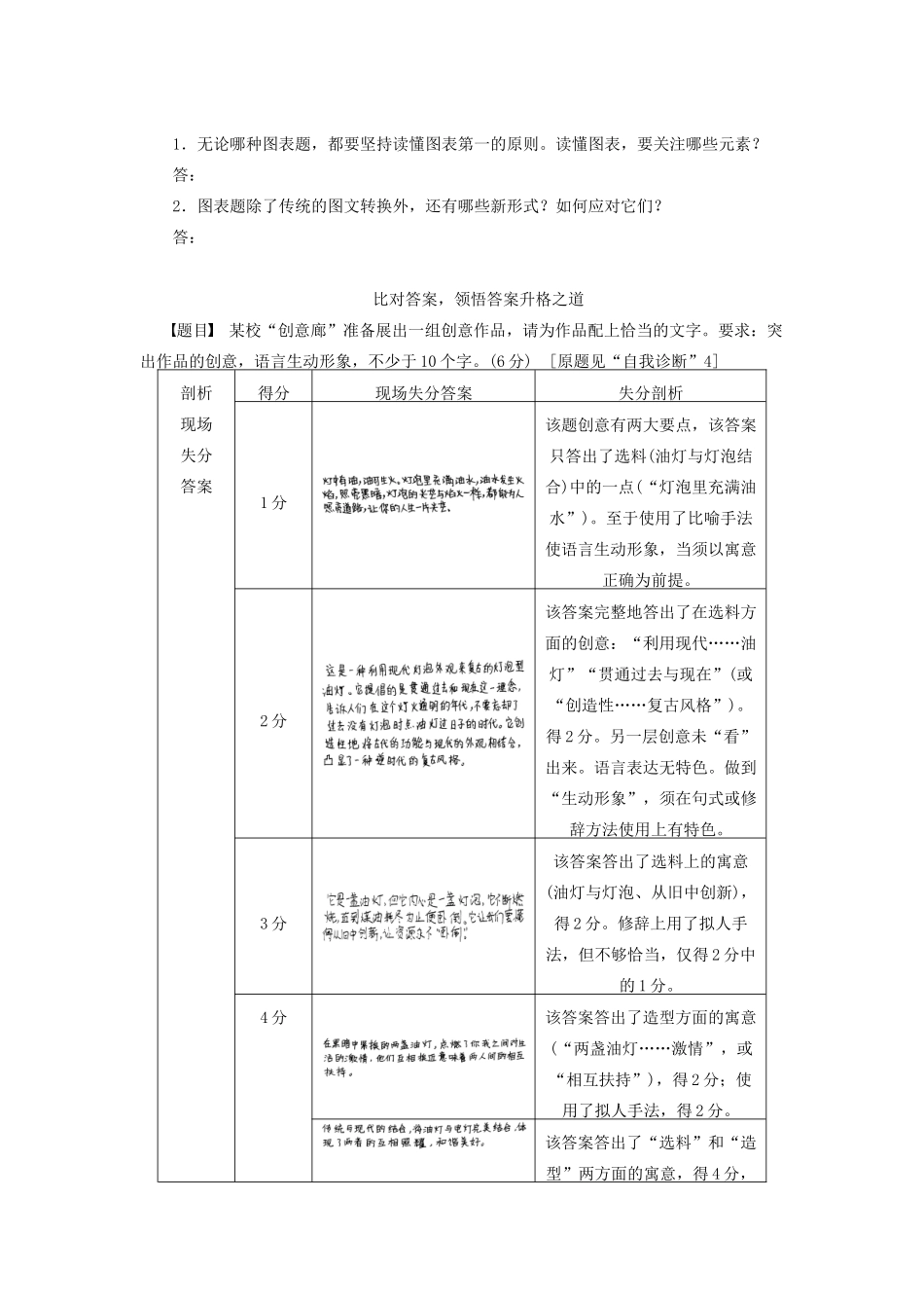 高考语文一轮复习 图表命题做题技巧归纳总结-人教版高三全册语文素材_第3页