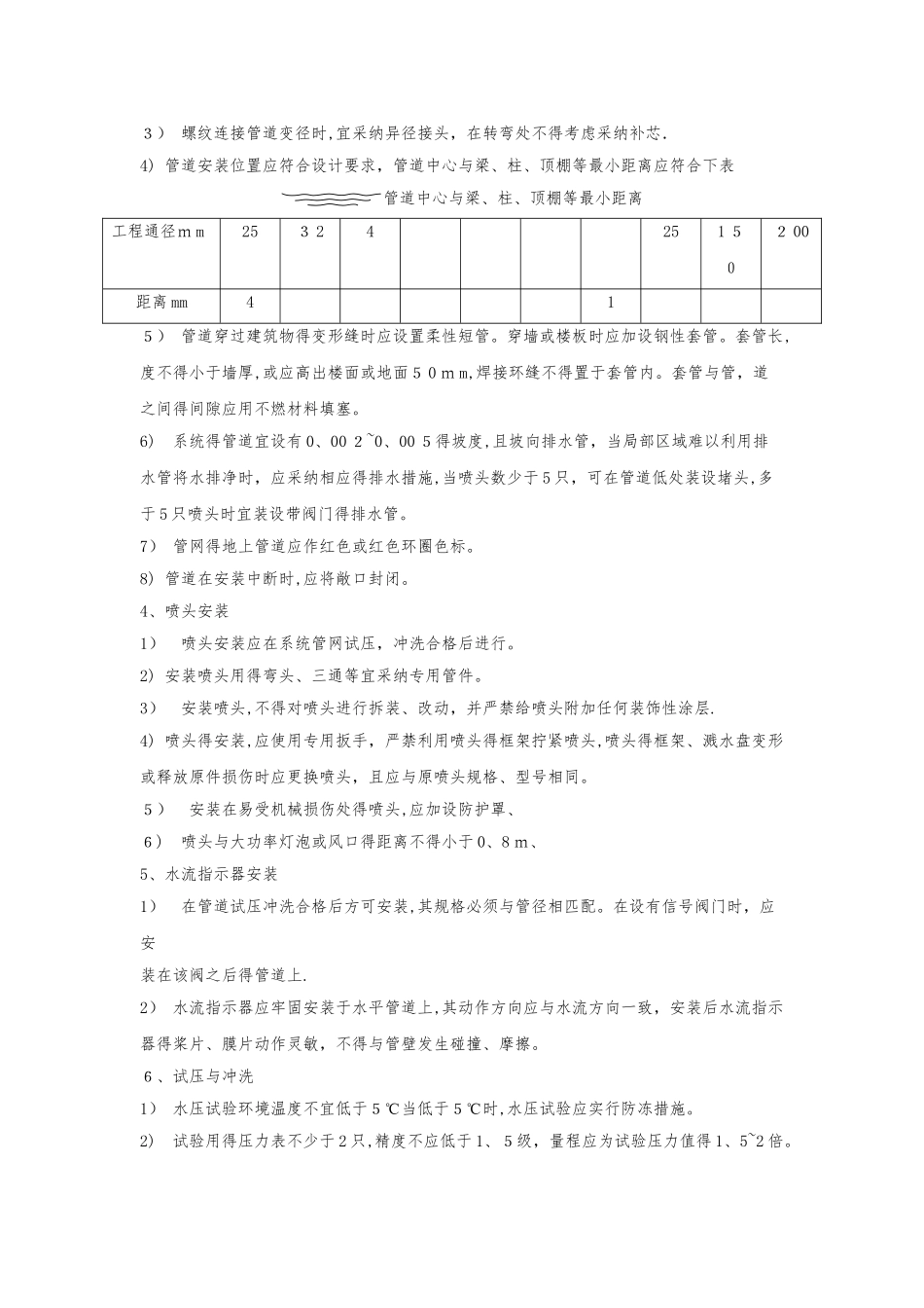 消防喷淋系统工程施工设计方案_第3页
