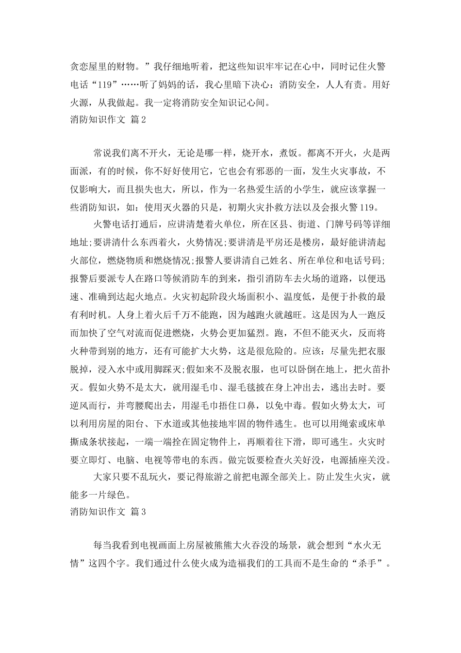 消防知识作文4篇_第2页