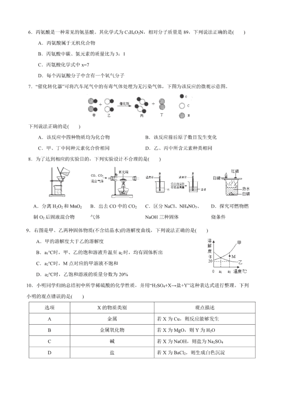 深圳中考理化合卷_第2页
