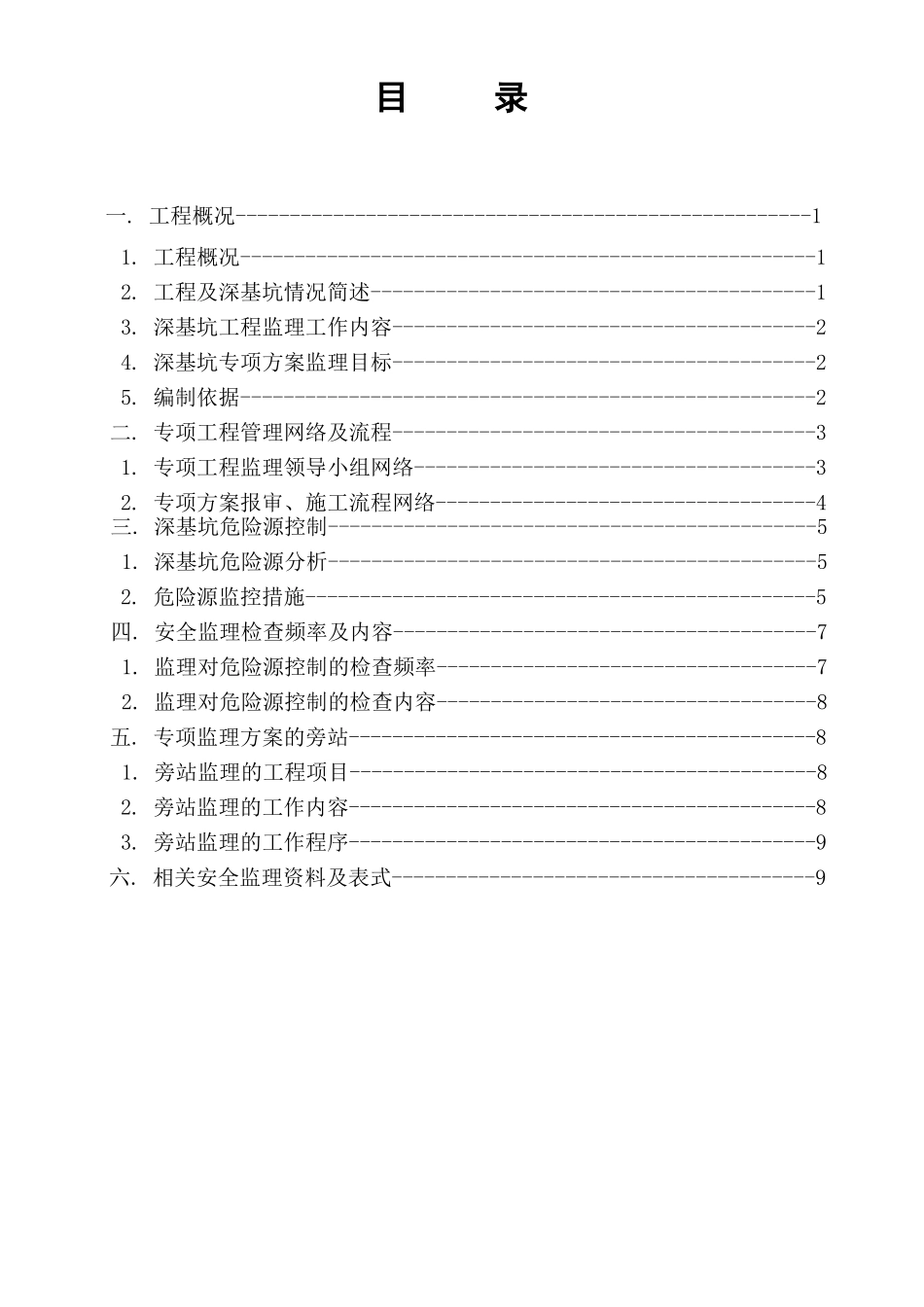 深基坑施工专项监理实施细则_第2页