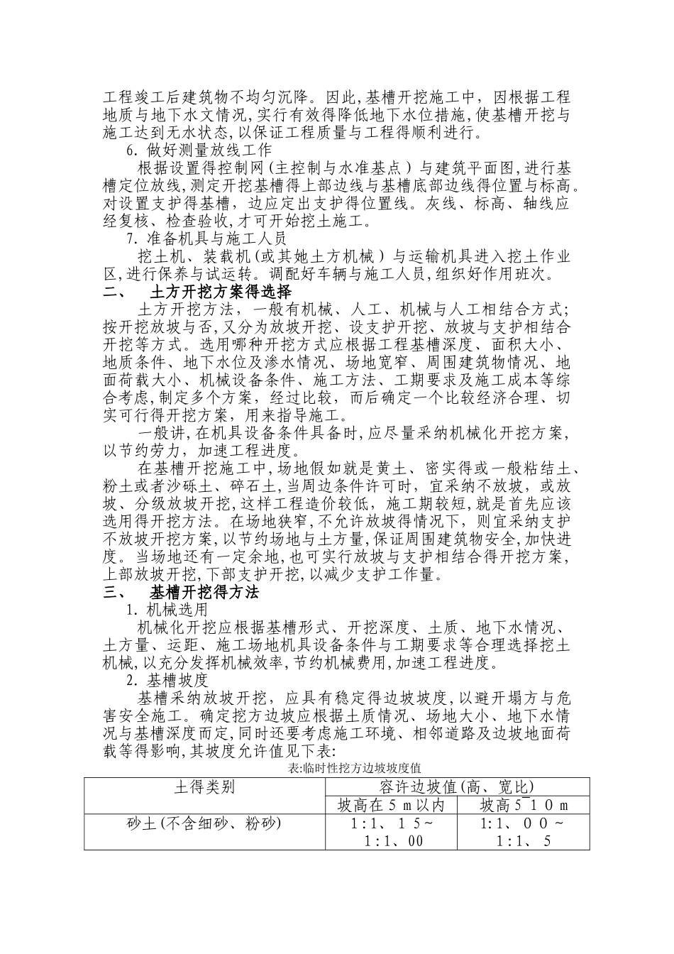 深基槽开挖专项方案_第2页