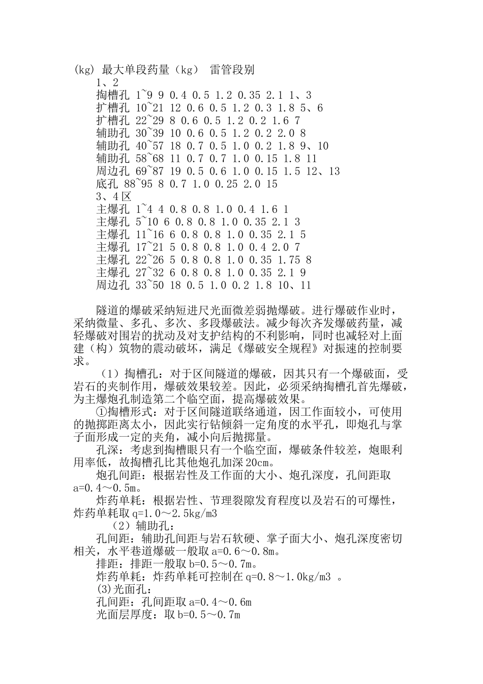 深隧爆破时隧拱围岩之上地质稳定性研究_第3页