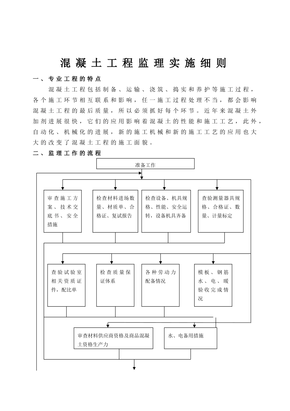 混凝土工程监理实施细则q_第2页