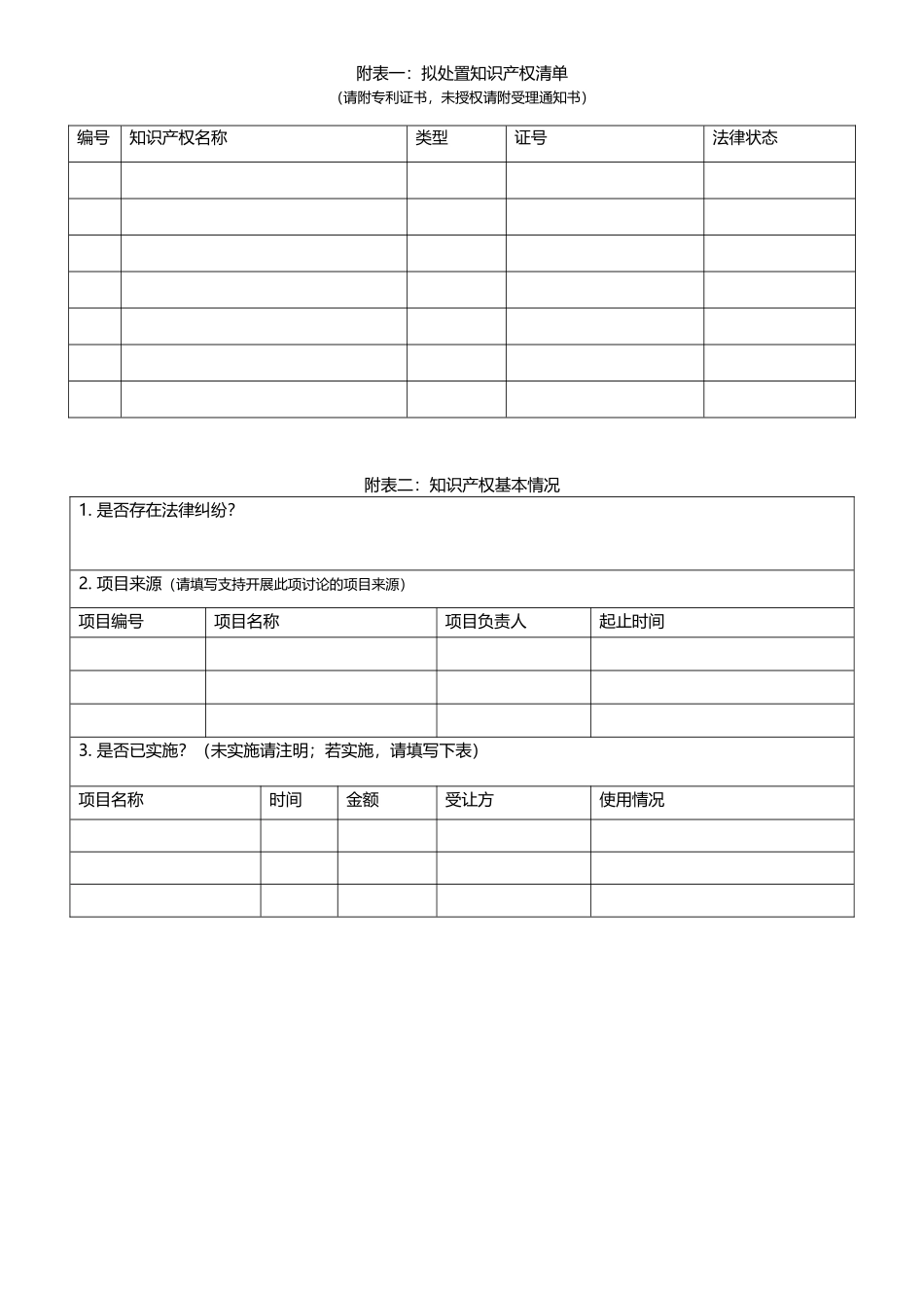 清华大学科技成果处置审批表_第3页