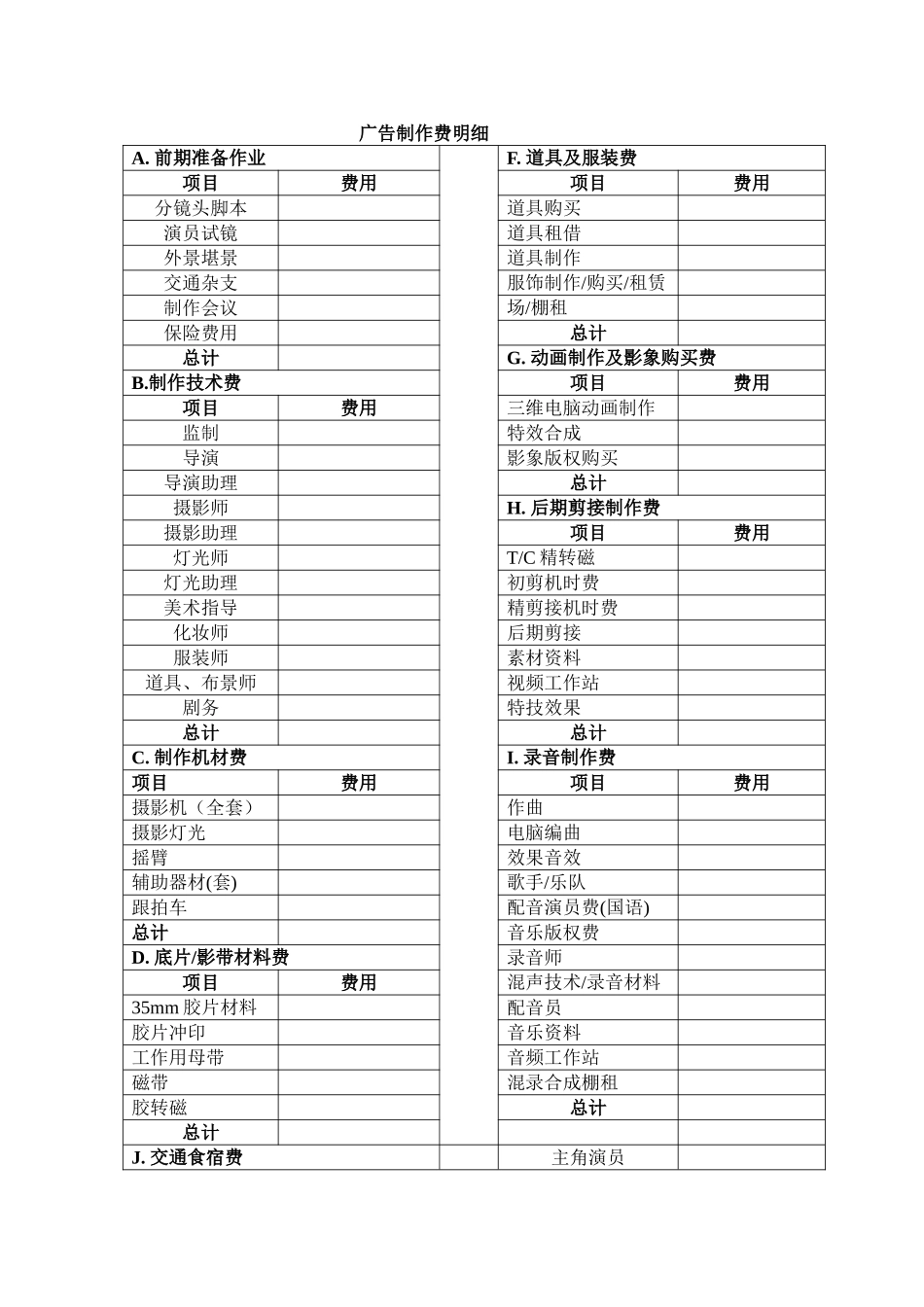 源创1916影视制作报价单_第2页