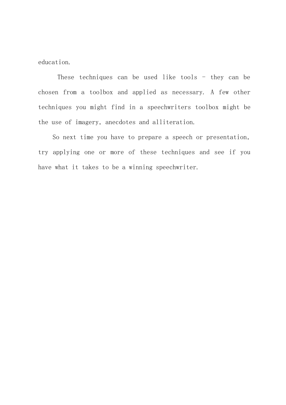 演讲稿的写作英文_第3页