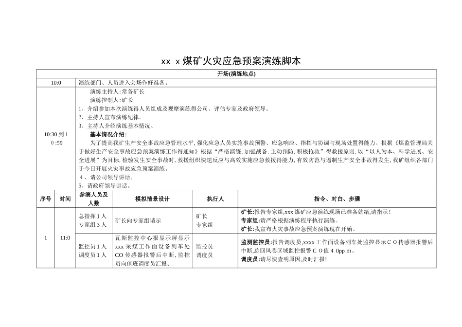火灾应急预案演练_第1页
