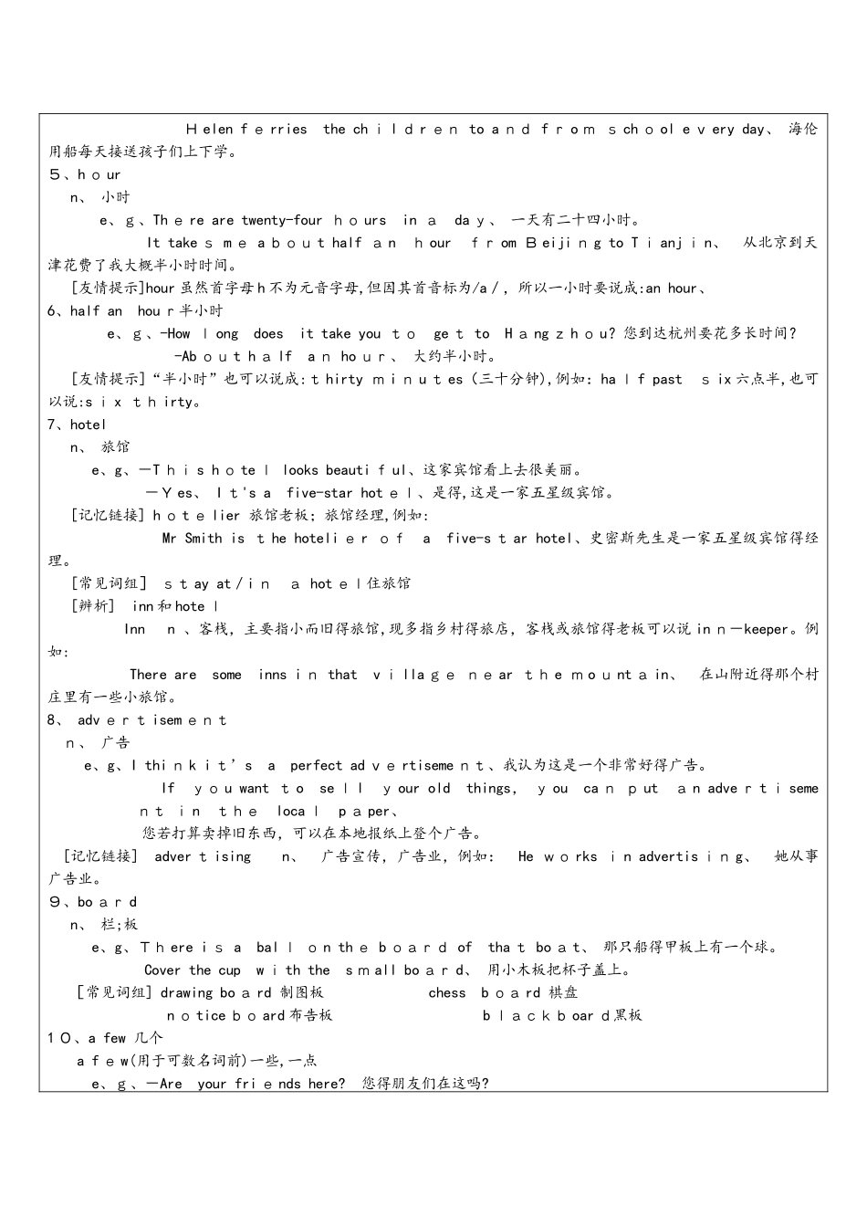 牛津上海版6A Unit5基础知识整理_第2页