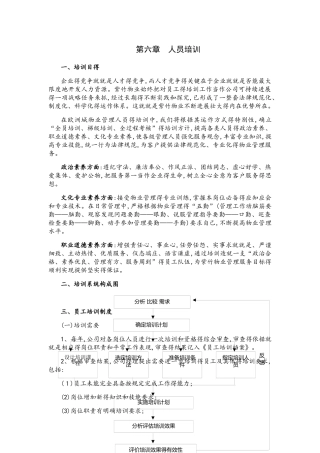 物业管理人员培训计划