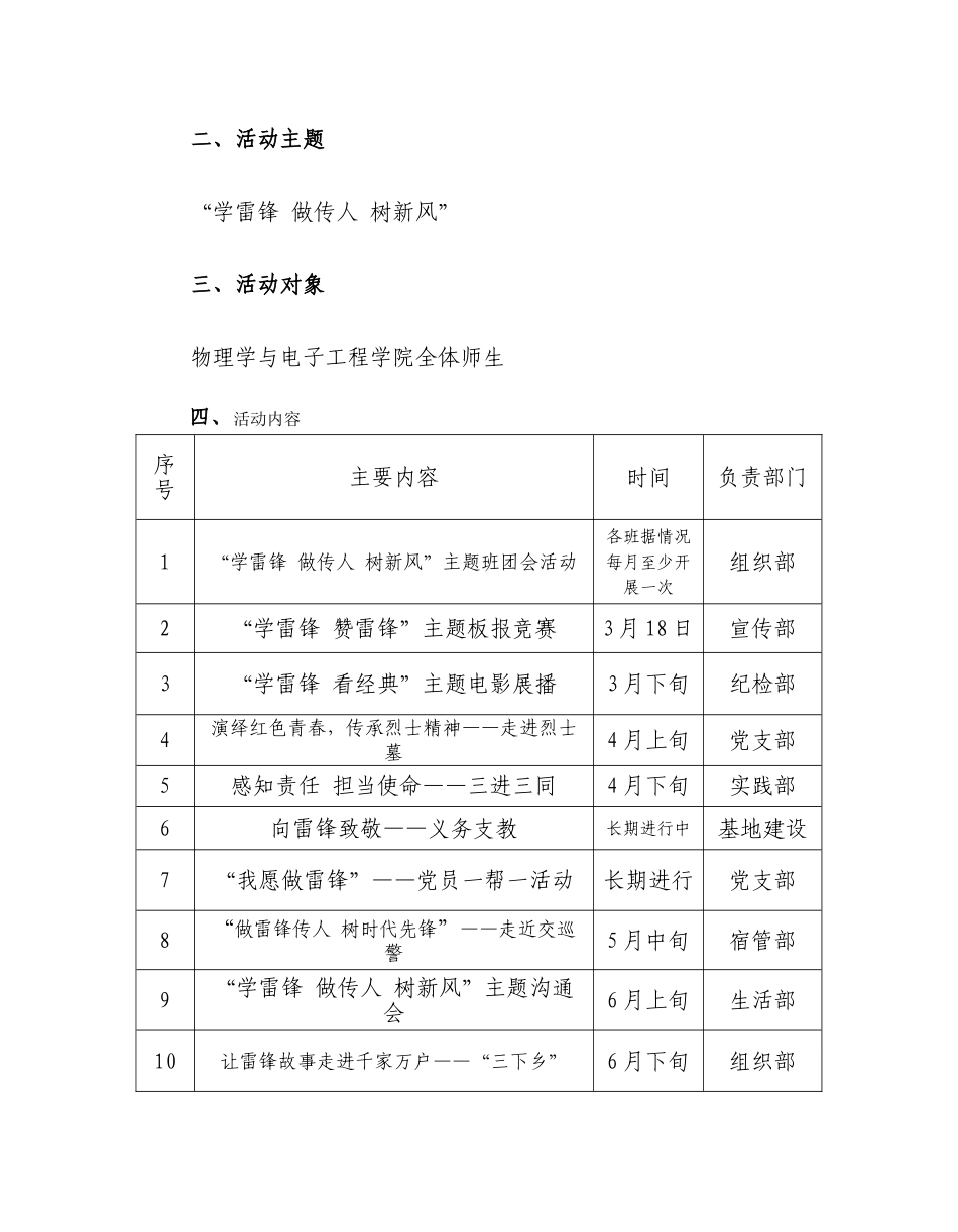 物电学院学雷锋活动方案_第2页