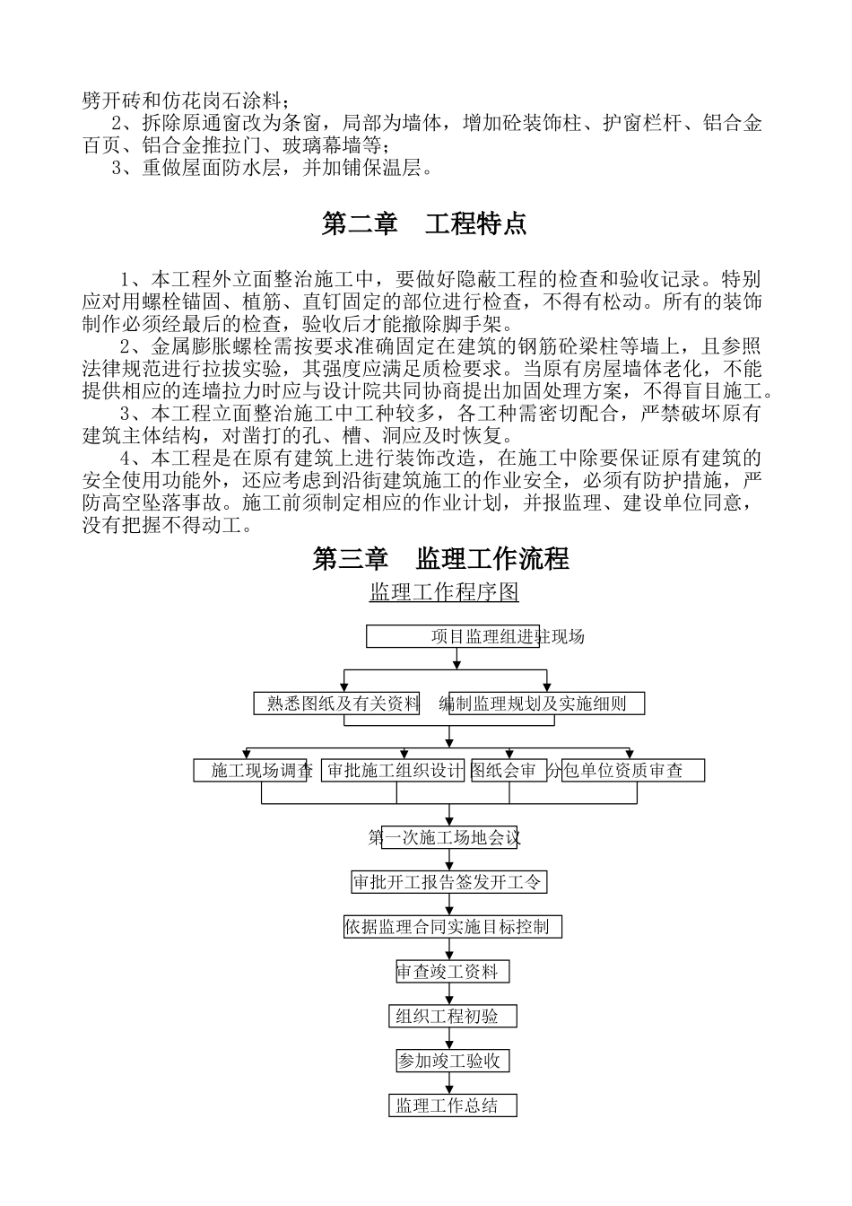 特色示范街区立面整治工程监理细则_第3页