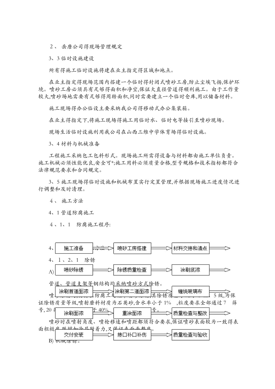 环氧煤沥青防腐方案施工工艺施工方案_第2页