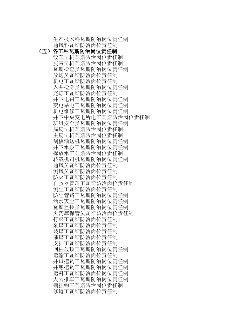瓦斯防治岗位责任制1_第3页
