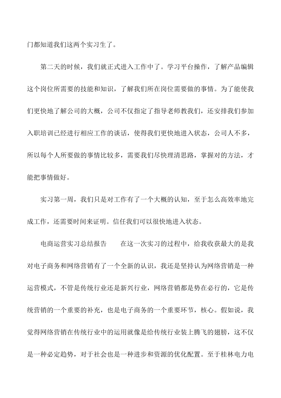 电商运营实习总结报告_第3页